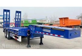 2 Axle 60 Ton Low Loader Trailer will be sent to Kenya