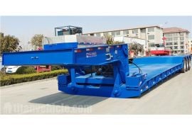 3 Line 6 Axle 120 Ton Detachable Gooseneck Trailer will be sent to Nigeria