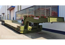 4 Axle 100 Ton Removable Gooseneck Trailer will be sent to Malawi