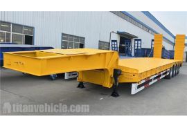 4 Axle 120 Ton Low Loader Trailer will be sent to Indonesia