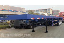 3 Axle Extendable Flatbed Trailer is gonna ship to Ghana