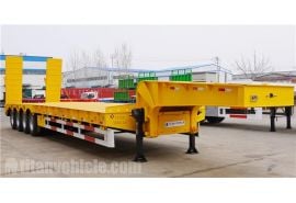120 Ton Low Loader Truck Trailer is ready ship to Namibia