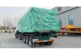 Tri Axle 33CBM Tipper Trailer will be sent to Kenya