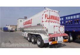 Tri Axle 50000 Liters Mono Block Tanker Trailer will be sent to Tanzania