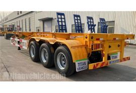 Tri Axle 40 ft Skeletal Semi Trailer has been ship to Mali