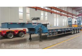 4 Axle Extendable Lowbed Trailer will be sent to Guyana