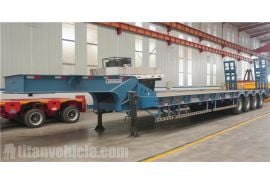 4 Axle Extendable Lowbed Trailer will be sent to Guyana