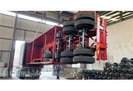 Tri Axle 60 Ton Semi Tipper Trailer will export to Ghana
