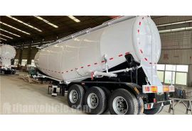 52cbm Bulk Cement Truck Trailer will export to Ghana