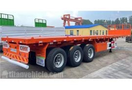 3 Axle Flatbed Trailer with Front Wall will be sent to El Salvador