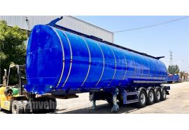 4 Axle Stainless Steel Tanker Trailer will be sent to Barbados