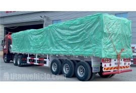 3 Axle 60 Ton Cargo Fence Semi Trailer will be sent to Burkina Faso