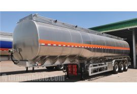 50000 Liters Aluminum Fuel Tanker Trailer will export to Jamaica