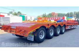 100 Ton Low Loader Semi Trailer is shipped to Jamaica