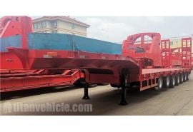 7 Axle Extendable Lowbed Trailer will be sent to Kazakhstan