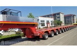 12 Axle Hydraulic Modular Trailer will export to Uzbekistan