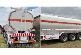 Guinea Customers Feedback of Tri Axle Fuel Tanker Semi Trailer  