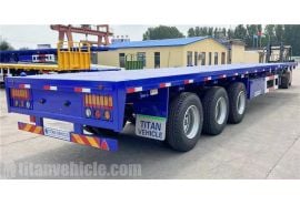 12.5m Flatbed Container Trailer will be sent to Zimbabwe