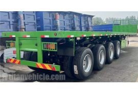 4 Axle 45ft Flatbed Trailer will be sent to Mozambique