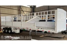 Tri Axle 80 Ton Fence Semi Trailer will be sent to Zimbabwe Harare