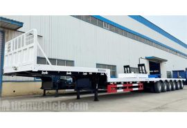 6 Axle Heavy Duty Flatbed Trailer will be sent to Cote d'Ivoire