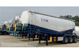 Bulk Cement Tanker Trailer will exporet to Barbados