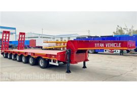 7 Axle Low Bed Trailer will be sent to Philippines