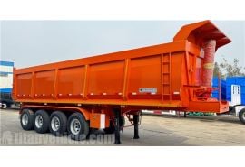 4 Axle 35CBM U Shape Dump Semi Trailer will be sent to Surinam