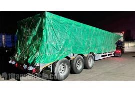 Tri Axle Trailer with Board and Low Bed Trailer will export to Djibouti