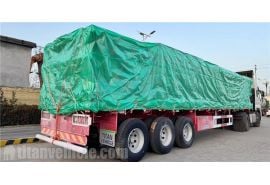 Three Units 80 Ton Drop Side Trailer is gonna ship to Zambia