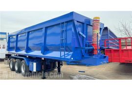 Tri Axle 30CBM Dump Semi Trailer will export to Dominican