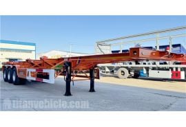 12.5 M Skeletal Semi Trailer will export to Jamaica