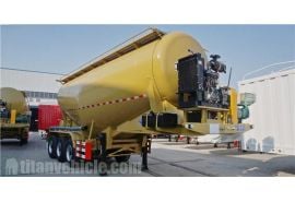 40CBM Bulk Cement Tanker Trailer will export to Zambia