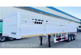 60 Ton Fence Cargo Truck Trailer will be sent to Tanzania