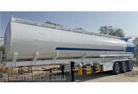Tri Axle 40000 Litres Milk Tanker Stainless Steel Trailer will export to Mauritius