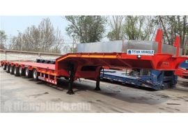 7 Axle Heavy Duty Low Bed Trailer will be sent to Philippines