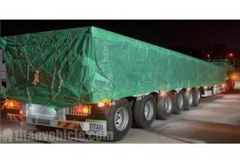 Heavy Duty Flat Bed Trailer will be sent to In Abidjan, Cote d'Ivoire