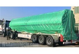 Tri Axle 50000 Liters Palm Oil Tanker Trailer will be sent to Ethiopia