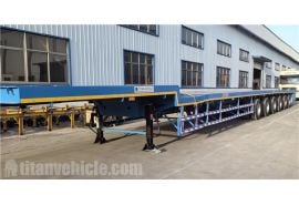 62m Extendable Trailer for Windmill Blade Transport will be sent to Philippines