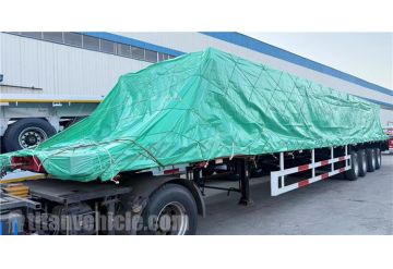 4 Axle Flatbed Trailer will be sent to Uruguay