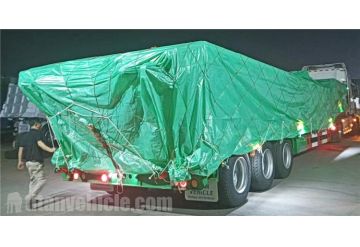3 Axle Low Bed Trailer Truck will shipped to Zimbabwe