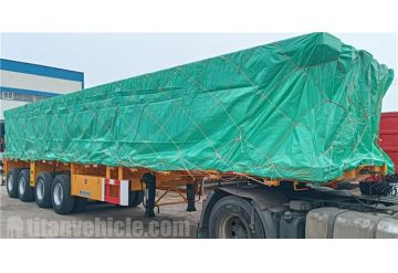 4 Axle Flat Bed Truck Trailer will be sent to Ghana