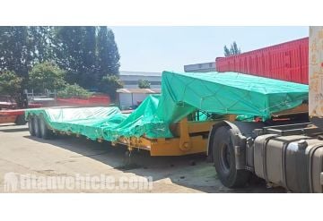 3 Axle 80 Ton Removable Gooseneck Trailer will be Shipped to Barbados