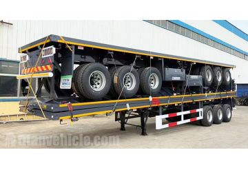 Heavy Duty Flatbed Trailer 3 Axle will be Shipped to Sierra Leone