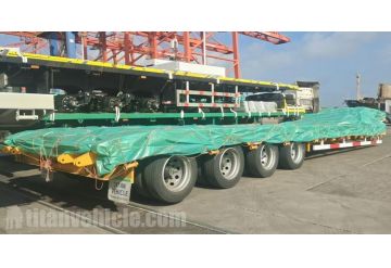 4 Axle Low Loader Trailer will be sent to Nigeria