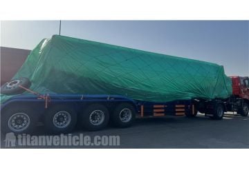 4 Axle 50 CBM Cement Tanker Trailer will be shipped to Jamaica