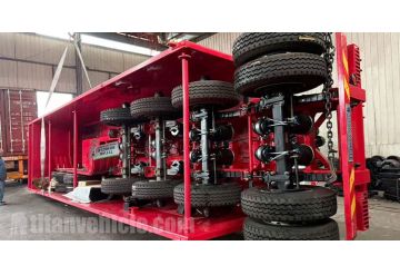 4  Axle Semi Tipper Trailer will be Shipped to Senegal