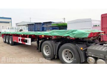 40 Foot Container Flatbed Trailer will be sent to Tanzania