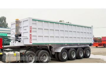 4 Axle End Dump Trailer will be Sent to Sierra Leone