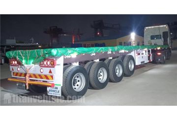 4 Axle Flatbed Trailer will be sent to Zambia